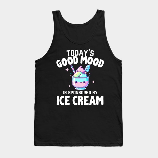 Today's Good Mood Is Sponsored By Ice Cream Lover Summer Tank Top by zofry's life